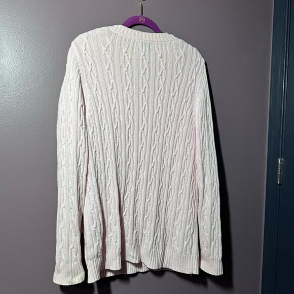 Croft & Barrow Light Pink V-Neck Sweater and TShirt - Picture 4 of 8